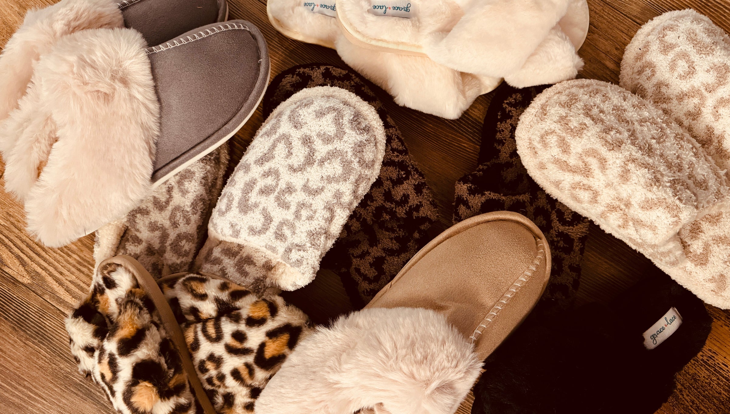 Grace and Lace Slippers