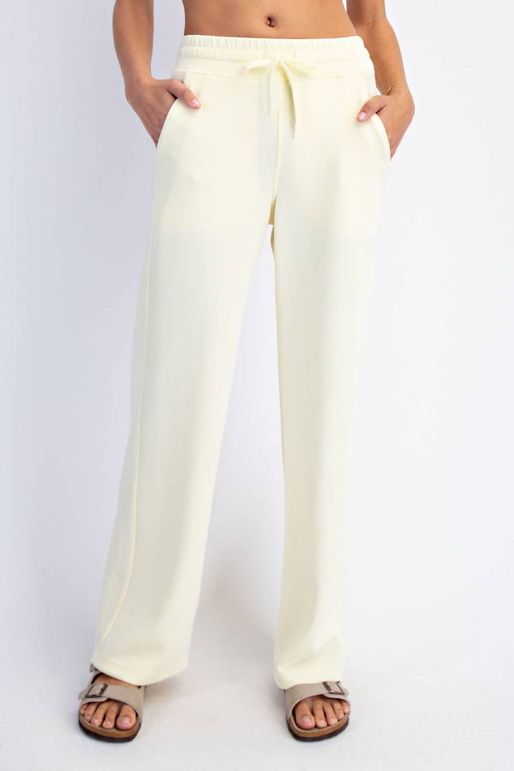 RAE MODE MODAL SCUBA STRAIGHT PANT - SAGE LEAF