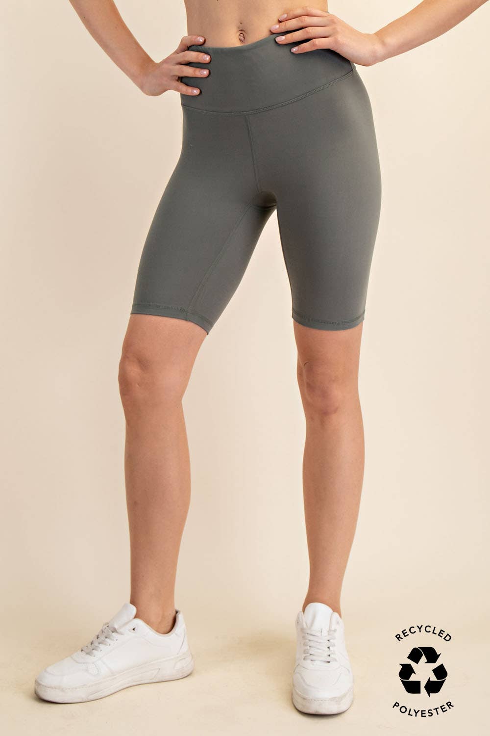 RAE MODE BUTTER YOGA BIKER SHORTS - TERRACOTTA