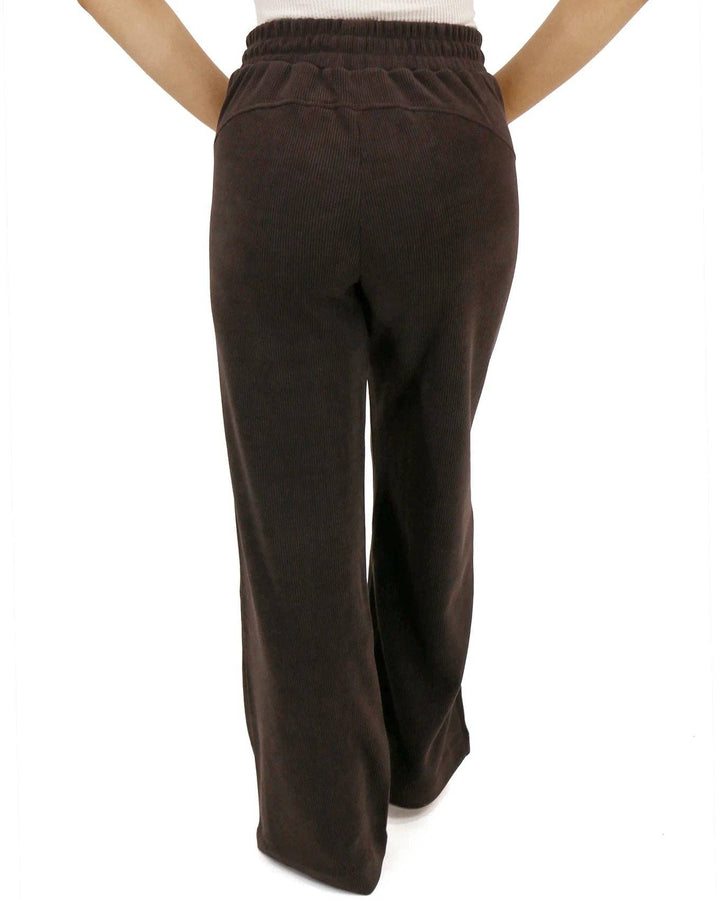 Corded Straight Leg Pants in Java