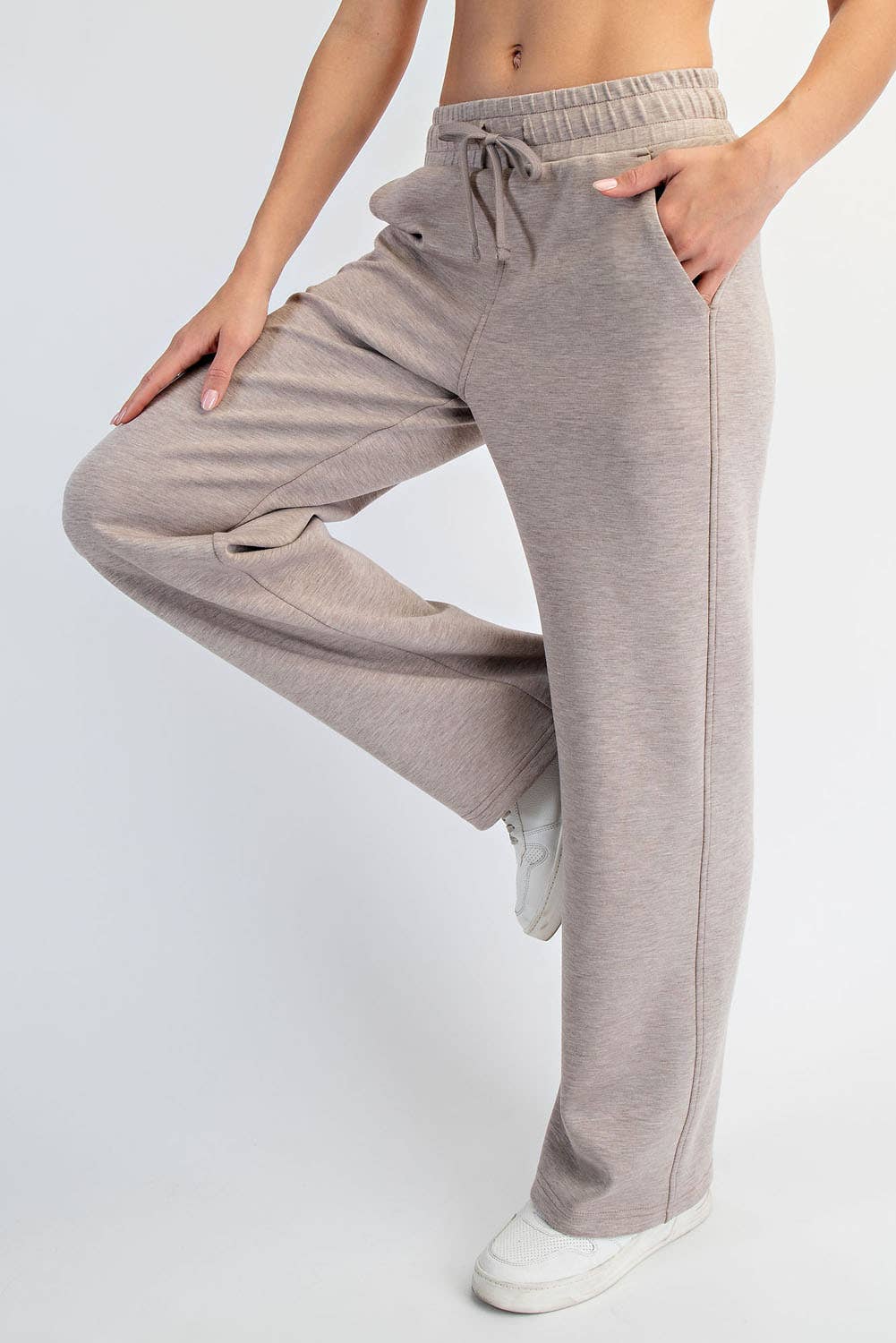 RAE MODE MODAL SCUBA STRAIGHT PANT - SAGE LEAF