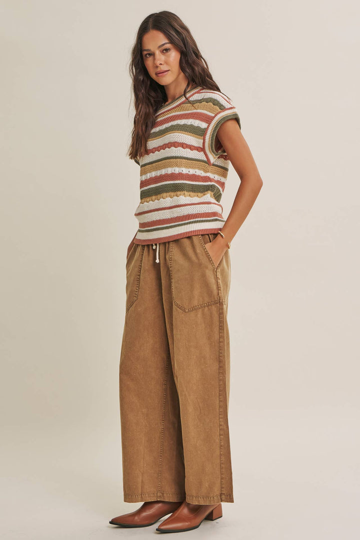 Spice of Life Striped Sweater Top