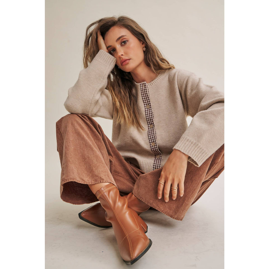 Easy Does It Mineral Wash Wide-Leg Pants - Vintage Camel