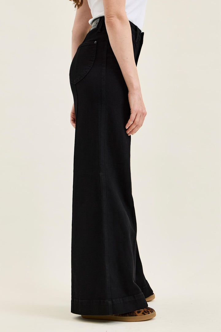 Judy Blue High Waist LIZA Palazzo Black Edit Jean