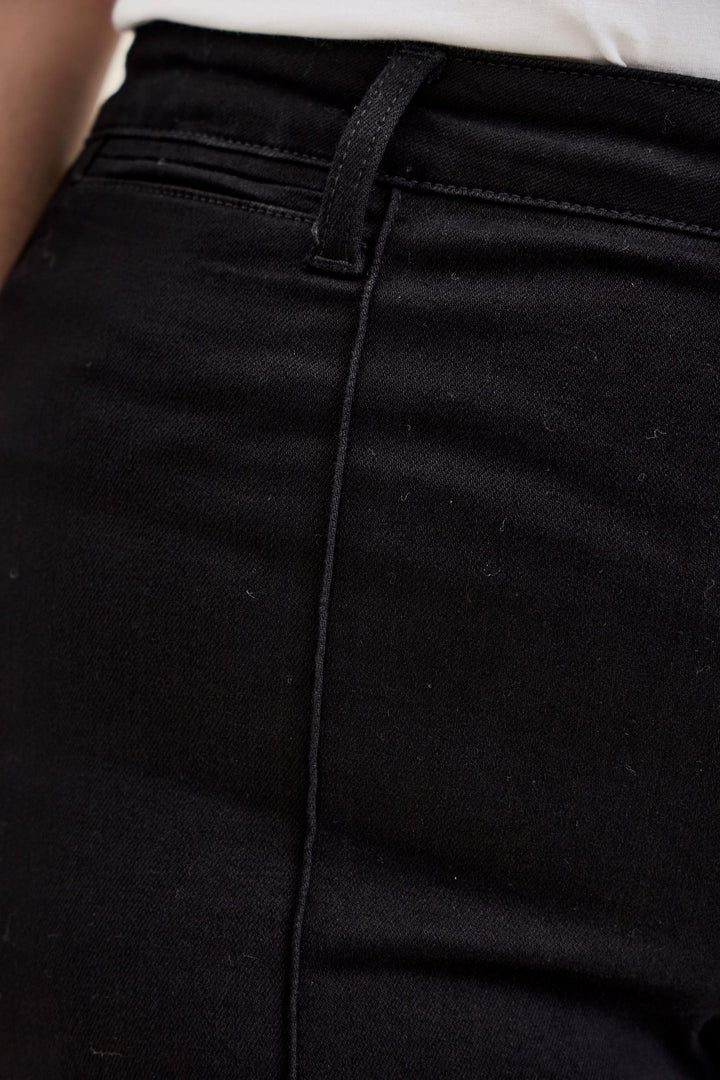 Judy Blue High Waist LIZA Palazzo Black Edit Jean - Plus Size