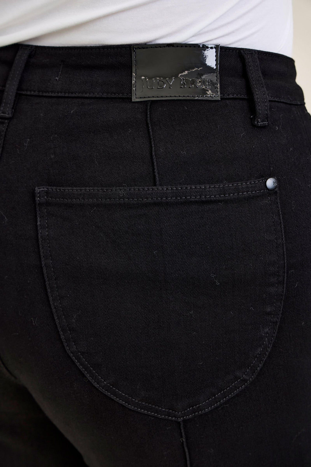 Judy Blue High Waist LIZA Palazzo Black Edit Jean - Plus Size