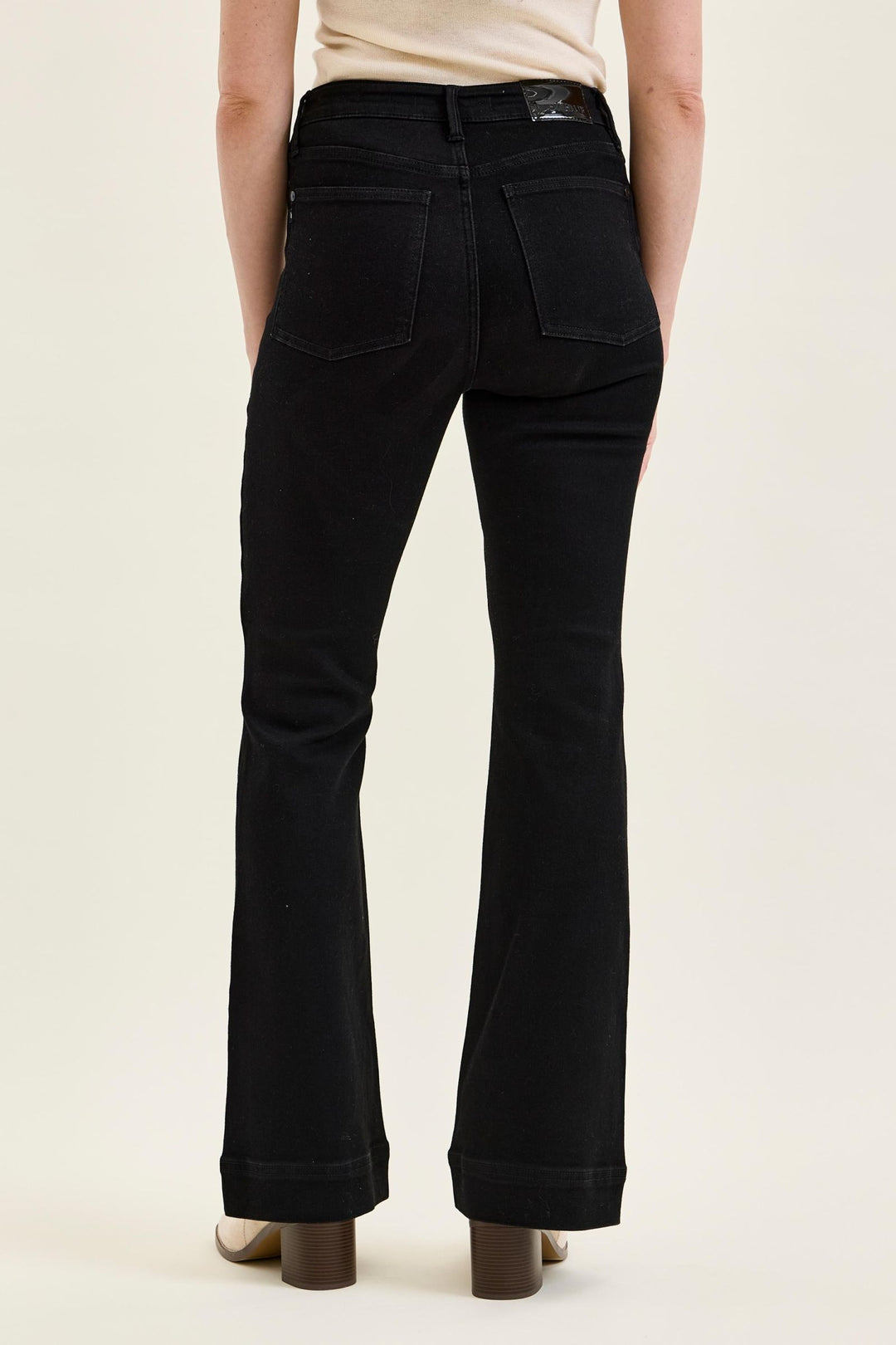 Judy Blue High Waist Tummy Control DAISY Bootcut Black Edit Jeans