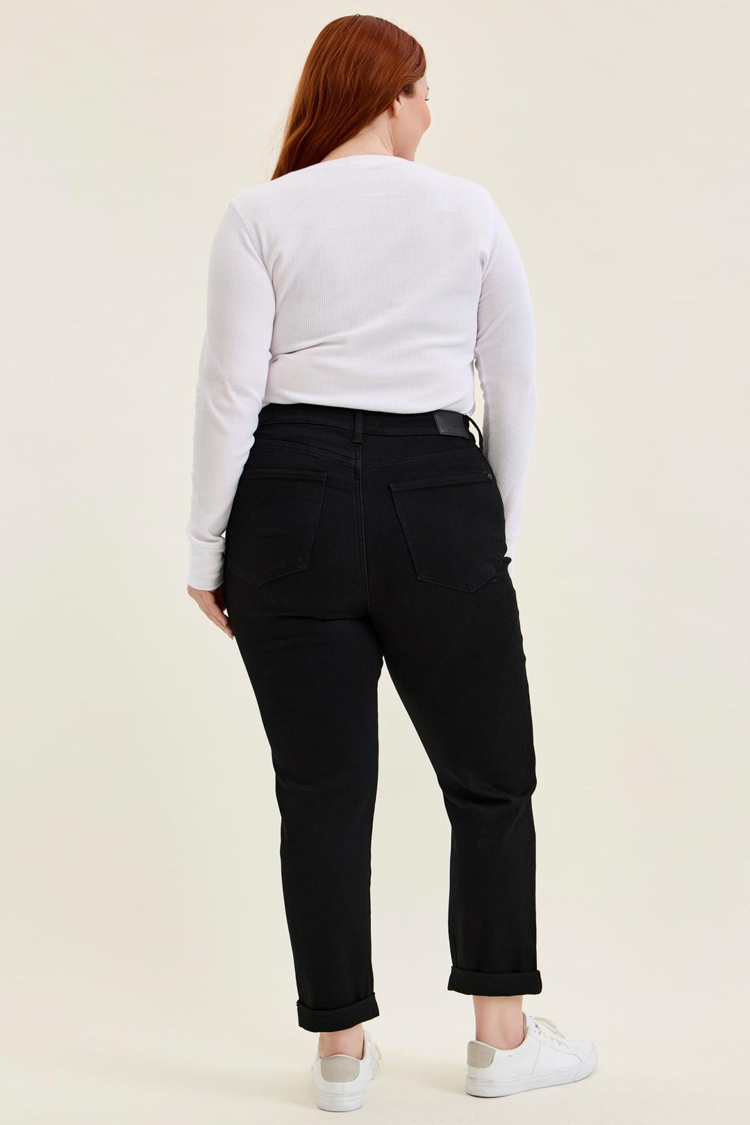 Judy Blue High Waist TARA Girlfriend Black Edit Jeans - Plus