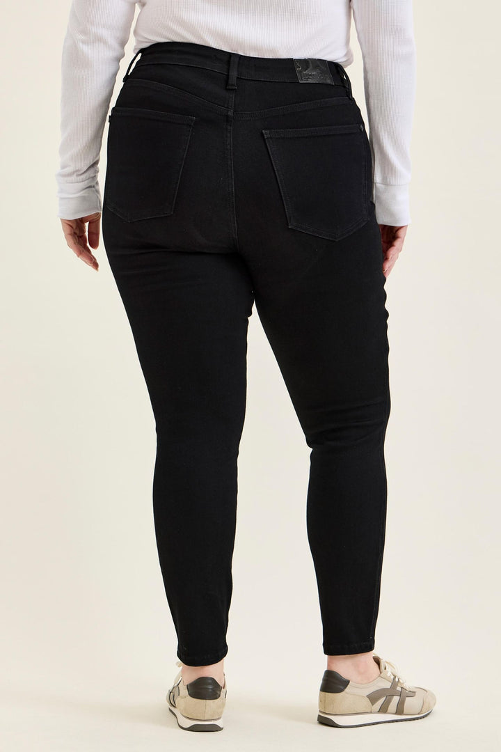 Judy Blue High Waist Tummy Control SIENNA Skinny Black Edit - Plus