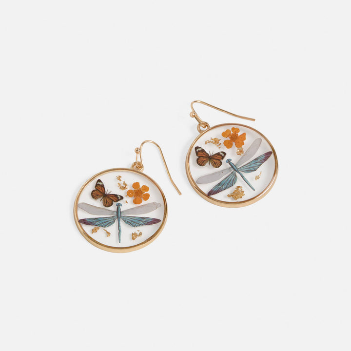 Pressed Flower Earrings - 6 shapes/designs