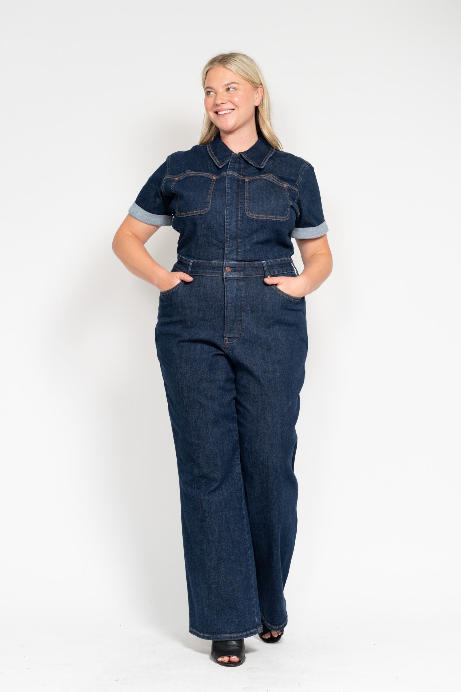 Tummy control jumpsuit sales