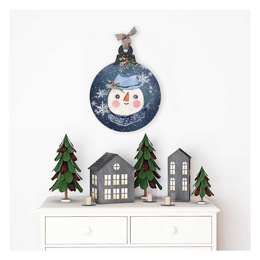 SM Snowman and Snowflakes Ornament Sign Christmas Decor