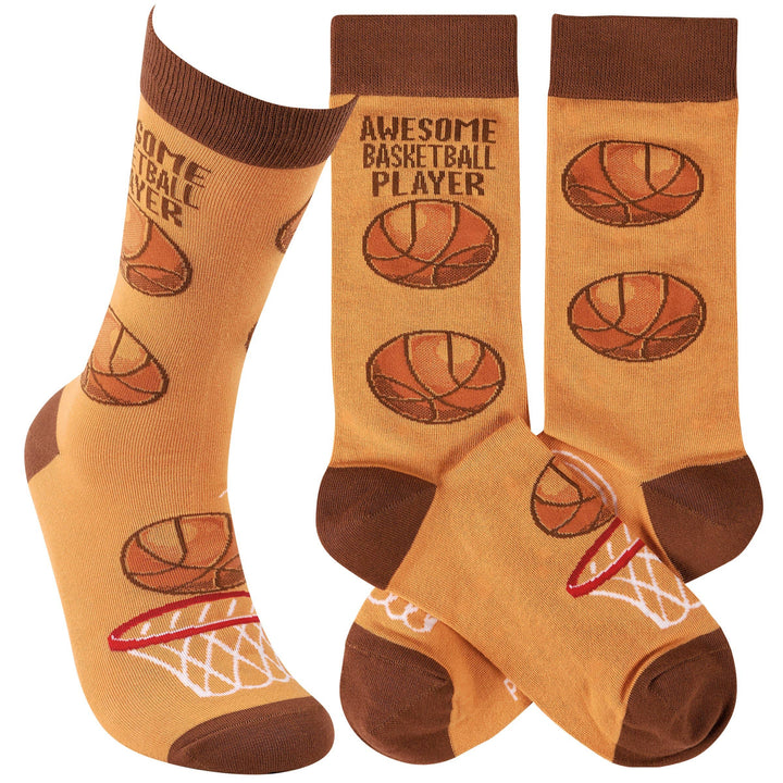 Awesome Basketball Player Socks