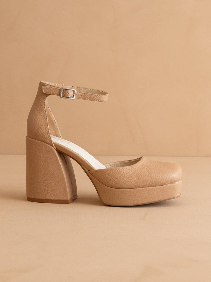 The Oslo Apricot | Chunky Platform Mary Janes