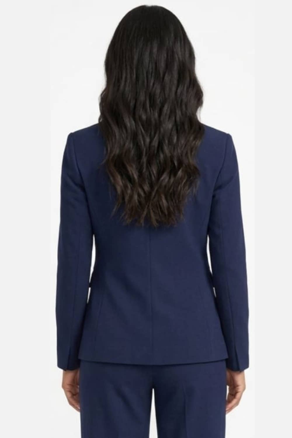 Zac & Rachel Notched Lapel Single Button Blazer - Celebration Navy