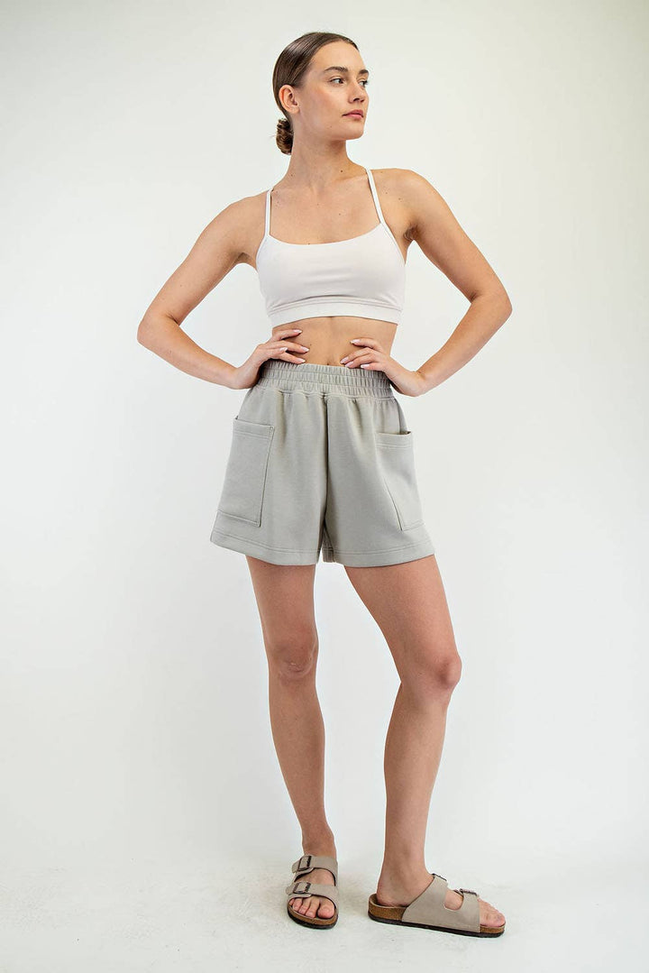 RAE MODE MODAL SCUBA PATCH POCKET SHORT - 2 COLORS