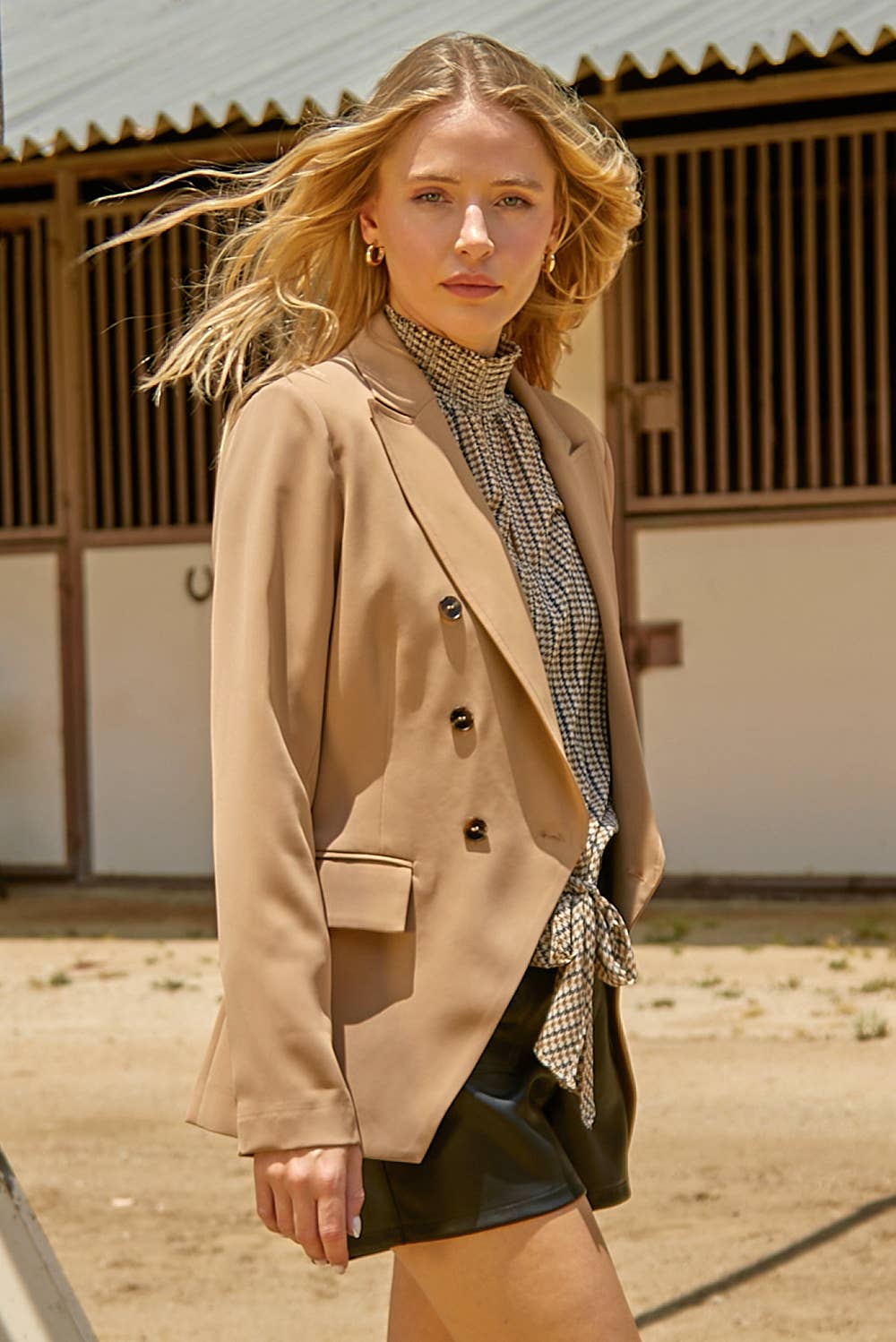 The Career Goals Double Breasted Blazer