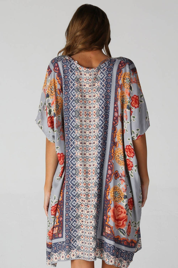 Boho Bloom Lightweight Kimono - 2 COLORS