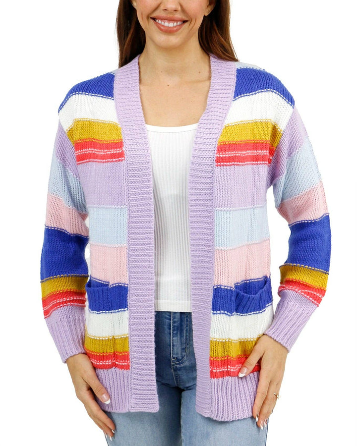 Colorblock Cardigan in Multi