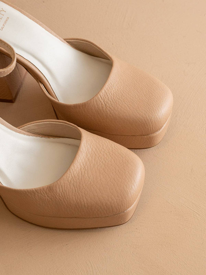 The Oslo Apricot | Chunky Platform Mary Janes