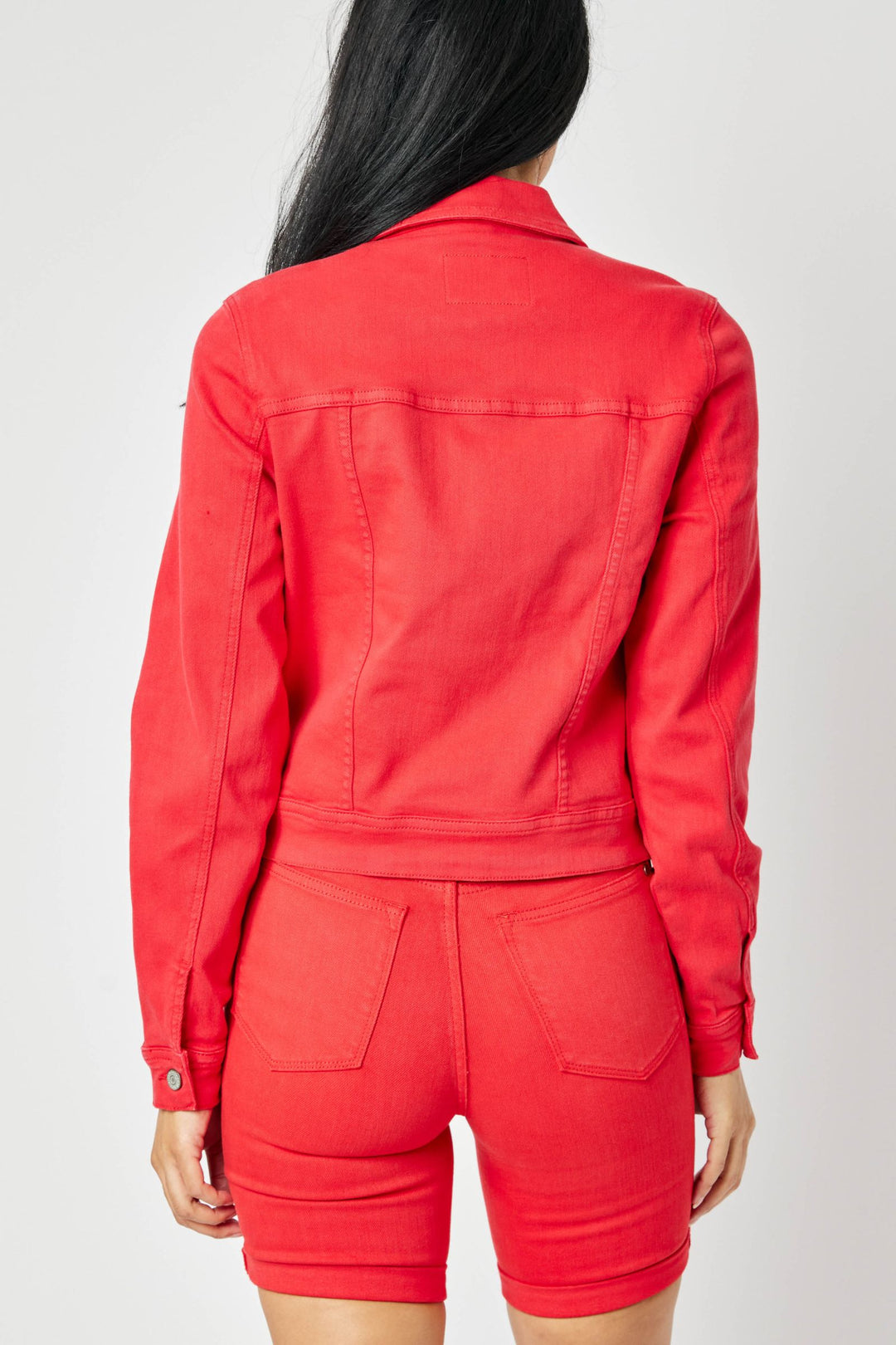Judy Blue Garment Dyed Jacket - Red