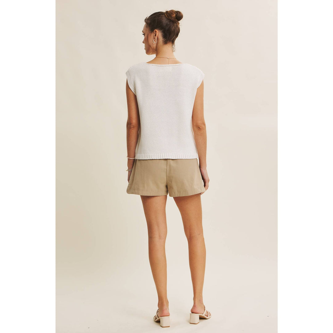 Weekend in Tuscany Open-Knit Sweater Top – 3 Colors