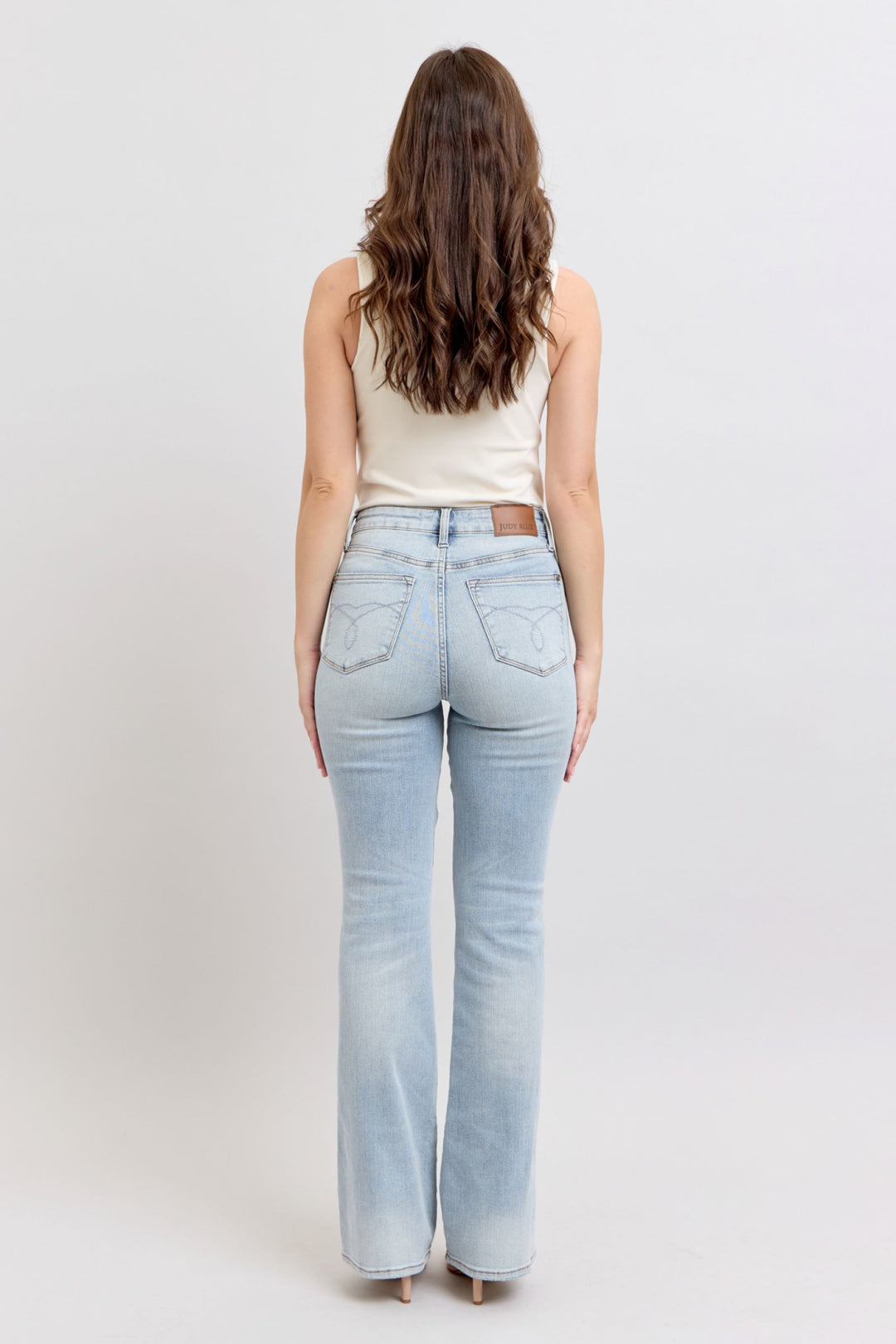 Judy Blue High Waist Tummy Control Light Wash Boot Cut in 3 inseams!