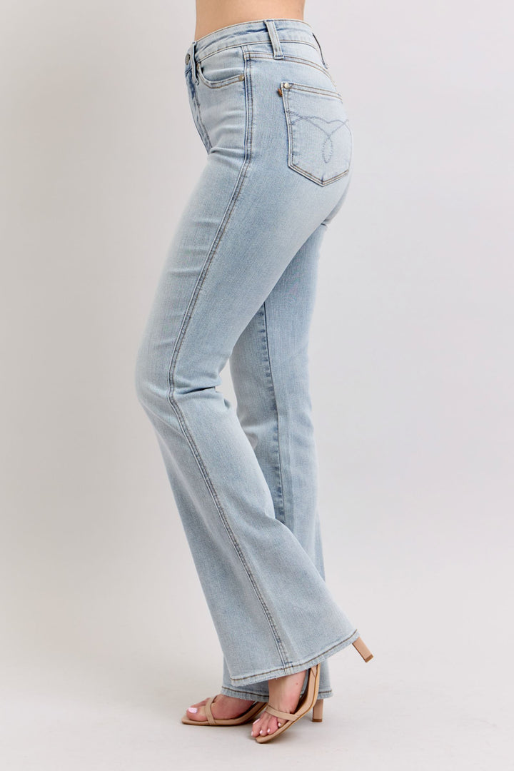Judy Blue High Waist Tummy Control Light Wash Boot Cut in 3 inseams!