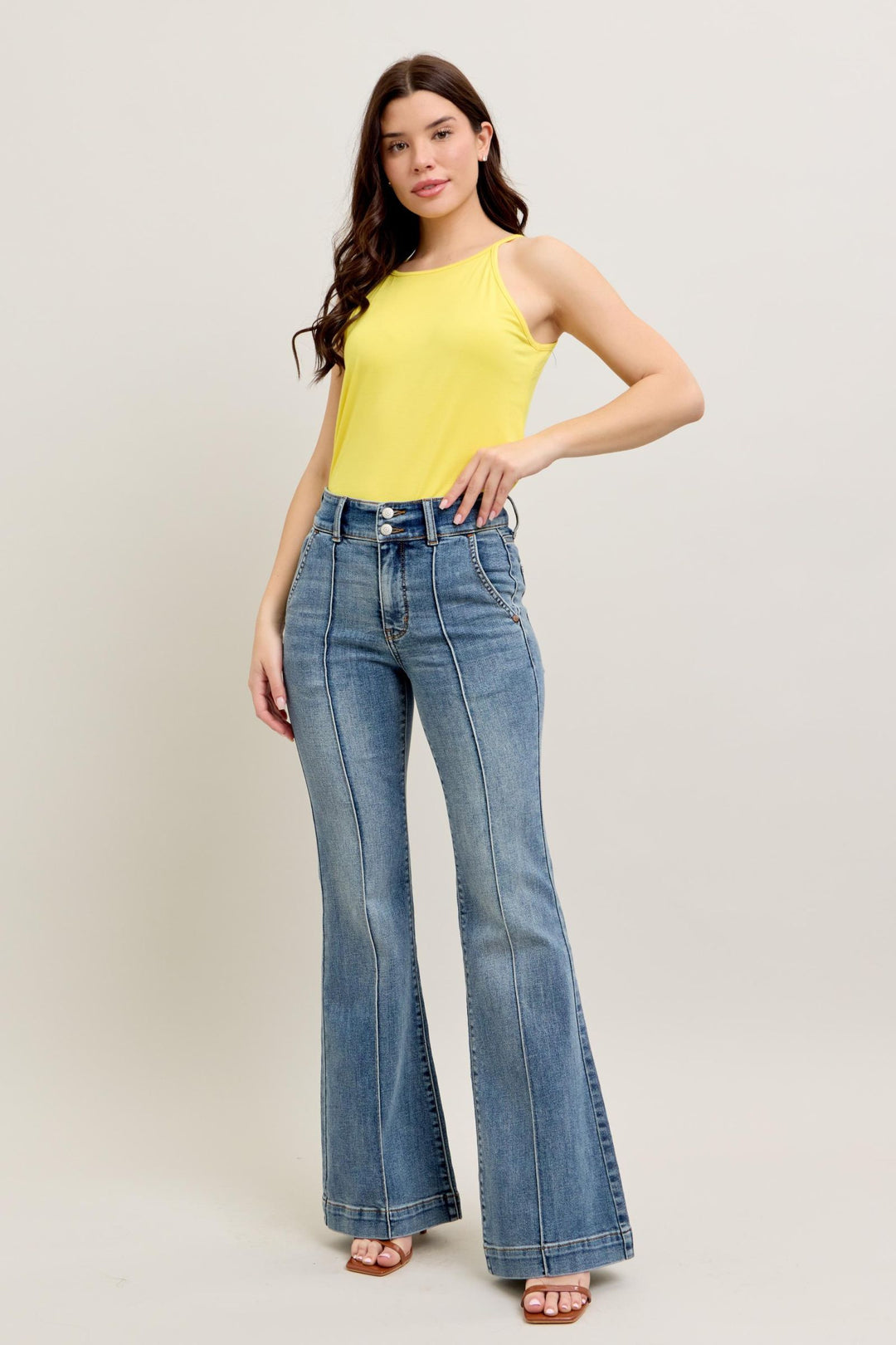Judy Blue High Waist Trouser Flare Denim
