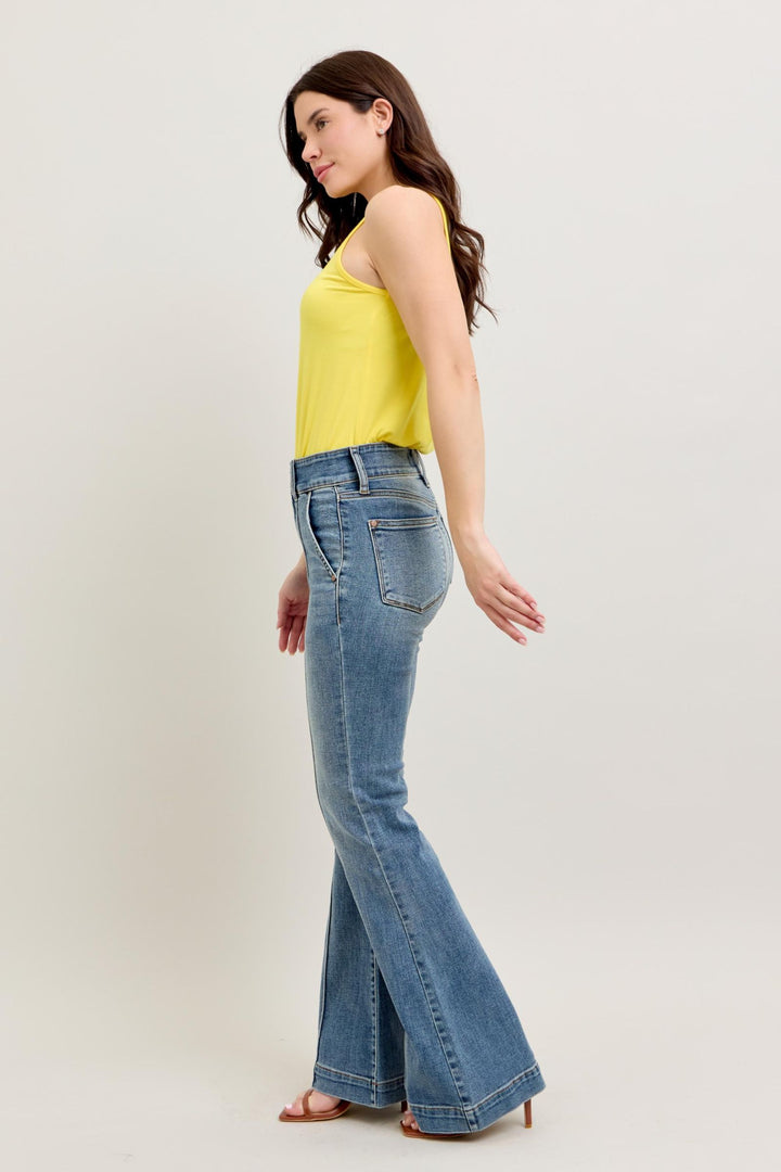 Judy Blue High Waist Trouser Flare Denim