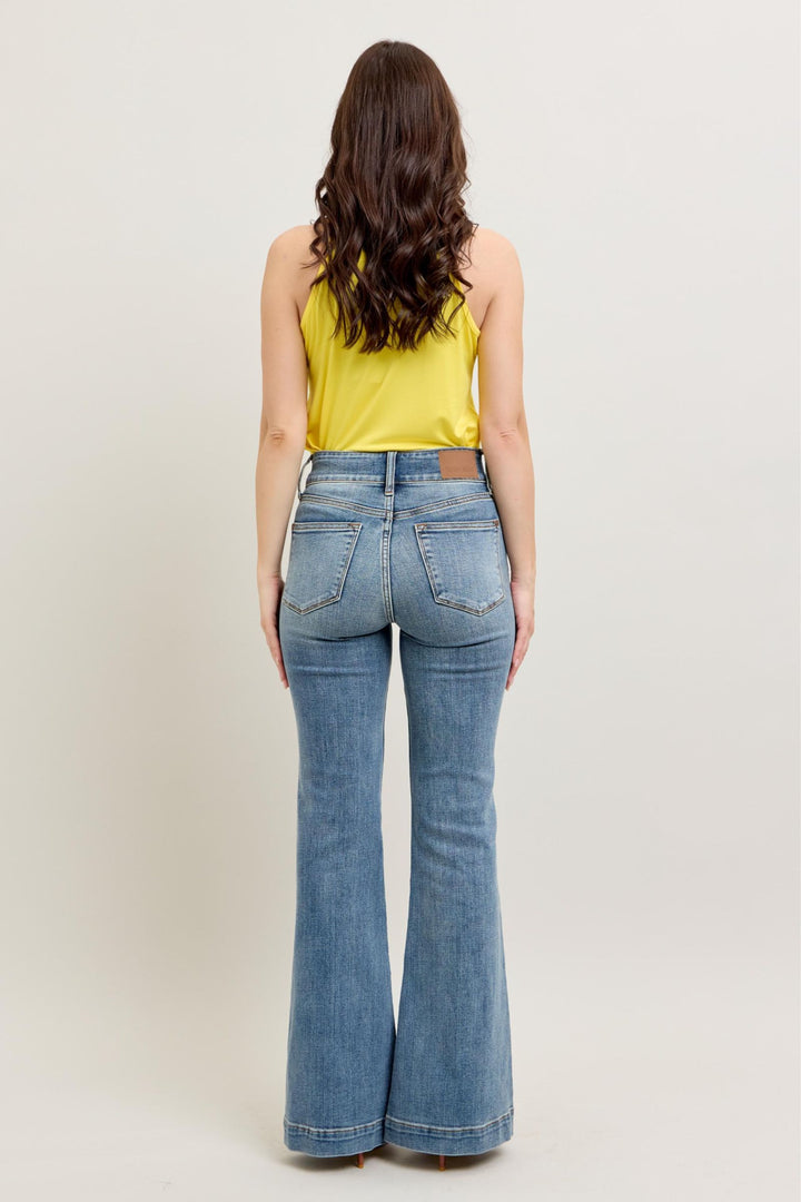 Judy Blue High Waist Trouser Flare Denim