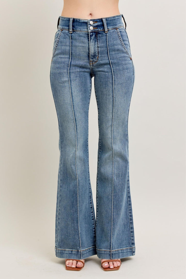 Judy Blue High Waist Trouser Flare Denim