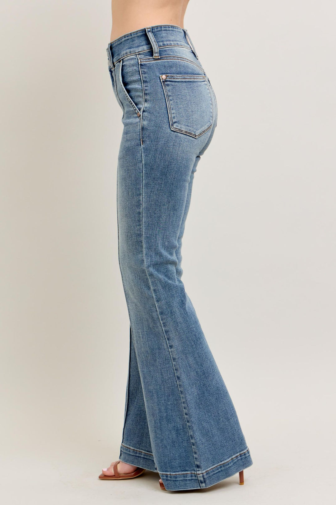 Judy Blue High Waist Trouser Flare Denim