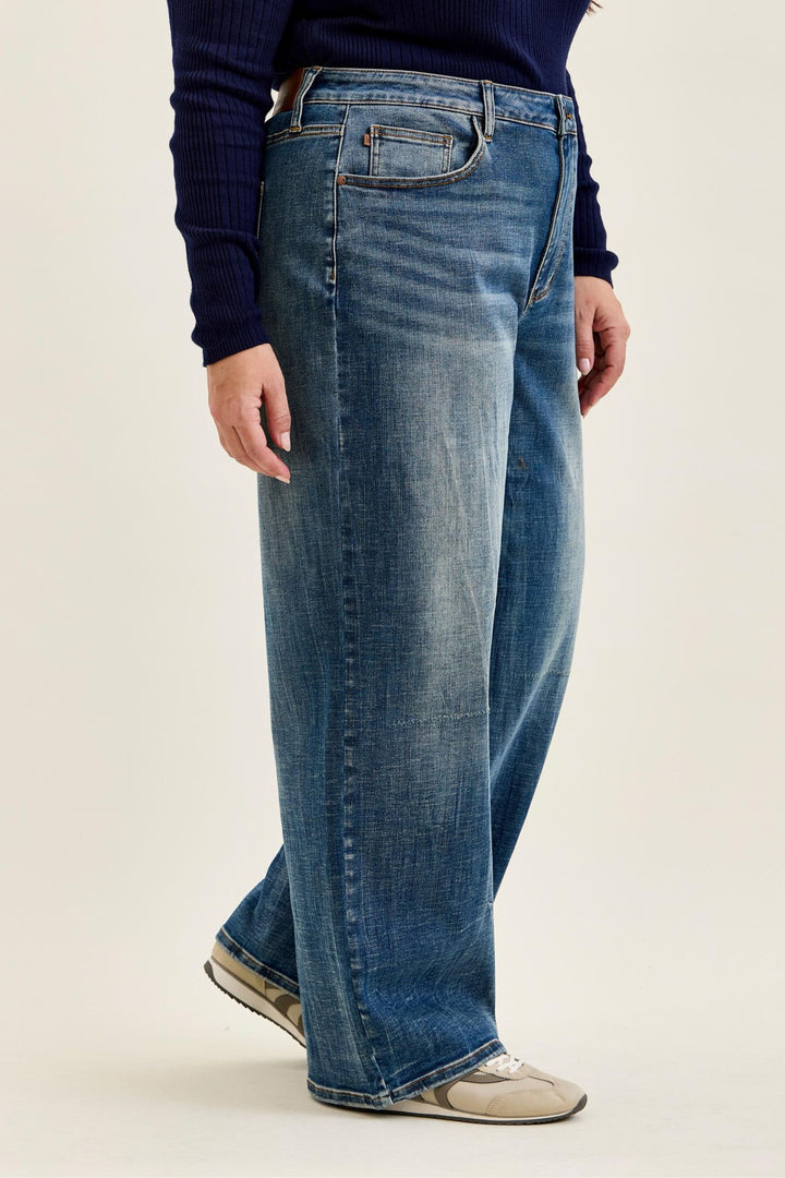 Judy Blue High Waist WILHELMINA Baggy MD Vintage Blast - Plus Sizes