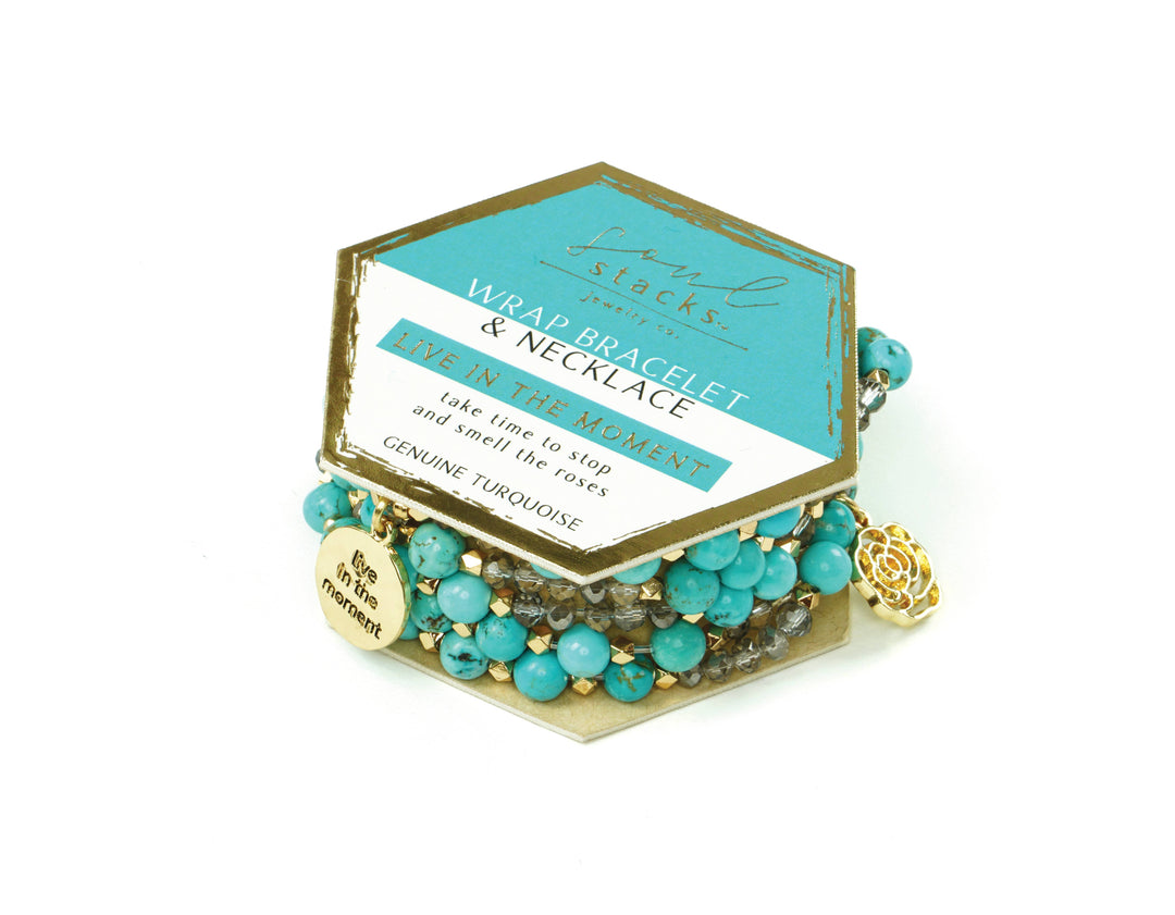 Soul Stacks Wrap Bracelet & Necklace - 6 Colors and Messages Available!