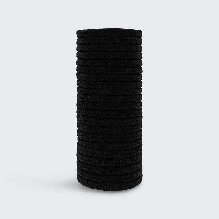 Eco-Friendly Nylon Elastics 20pc Set - Black