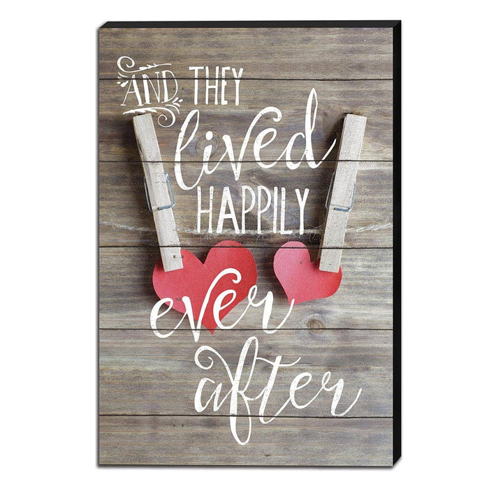 12x18 They Lived Happily Ever Canvas