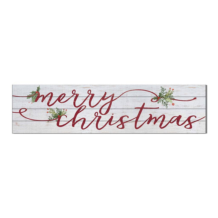 **as is** 40x10 Merry Christmas Slatted Sign