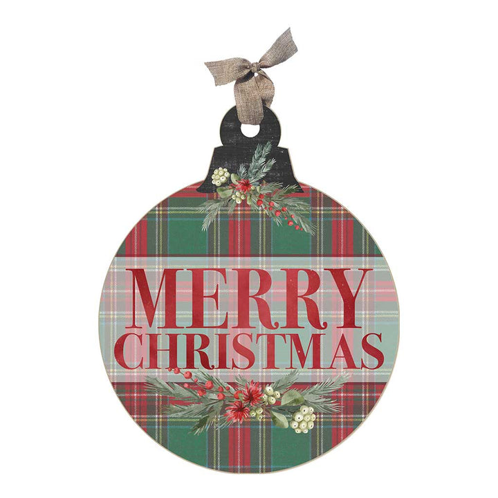 SM Merry Christmas Ornament Sign