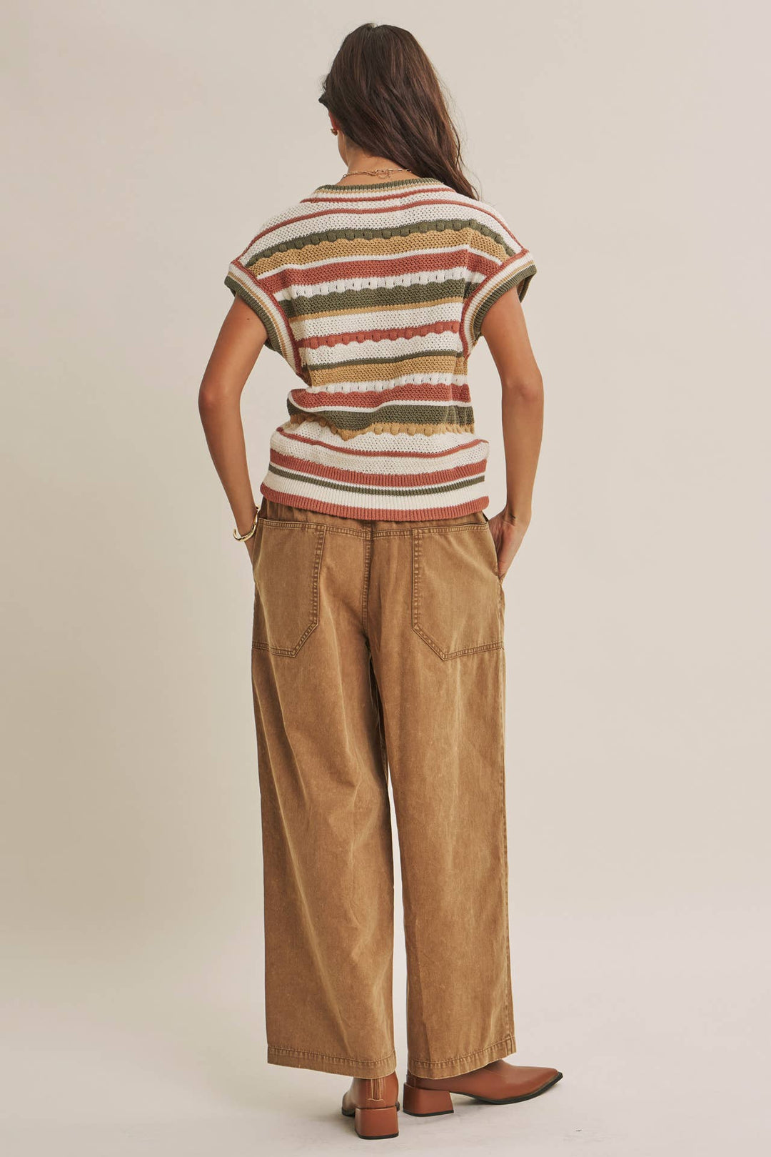 Spice of Life Striped Sweater Top