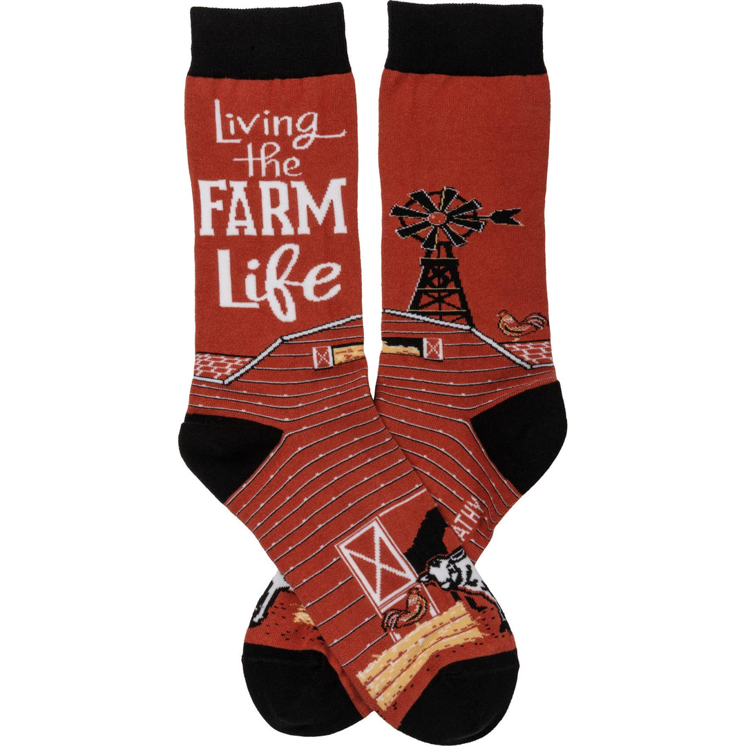 Living The Farm Life Socks