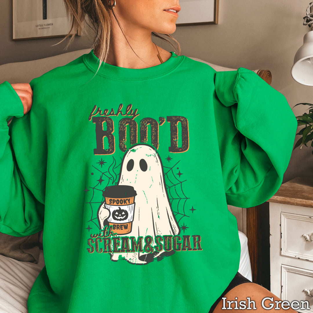 Freshly Boo’d Halloween Sweatshirt | Gildan Brand