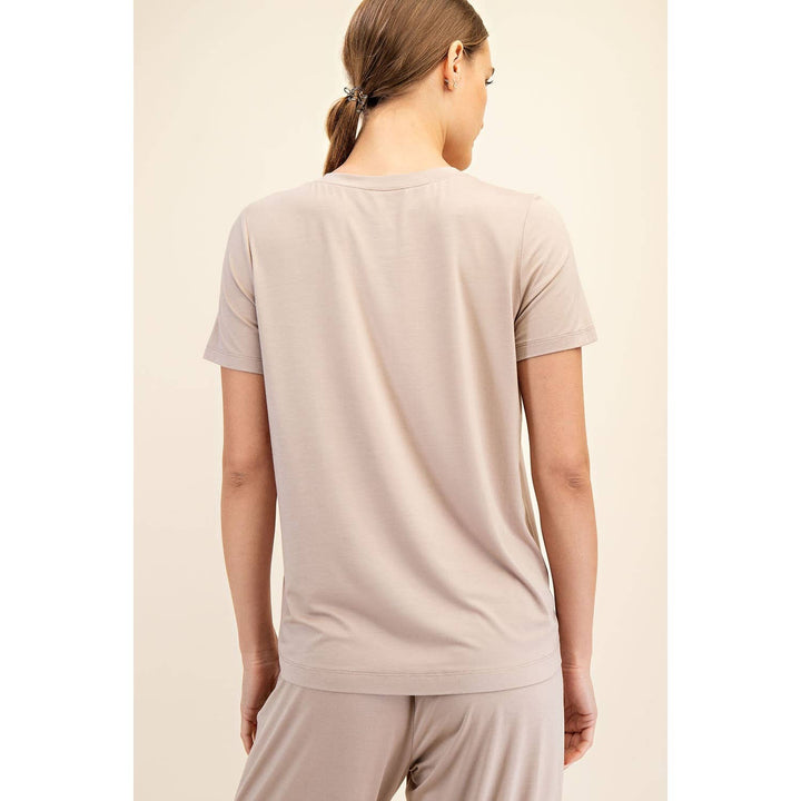 RAE MODE VISCOSE MODAL SHORT SLEEVE TOP - 3 COLORS