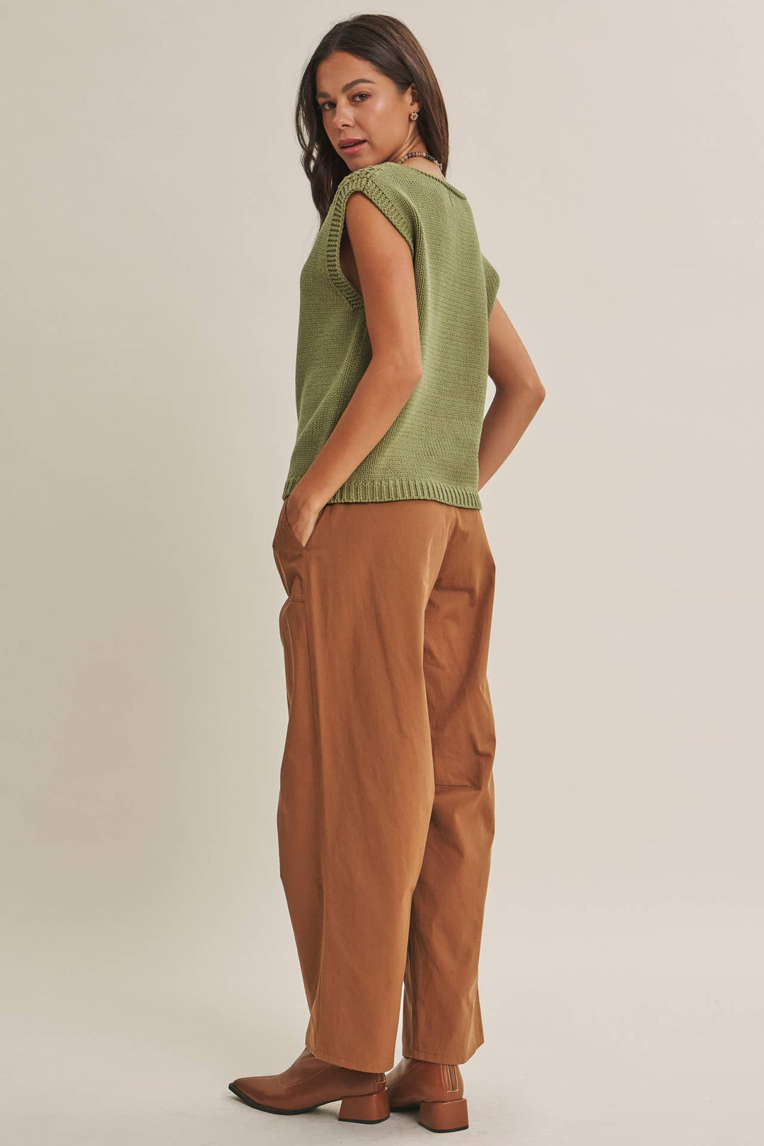 Weekend in Tuscany Open-Knit Sweater Top – 3 Colors