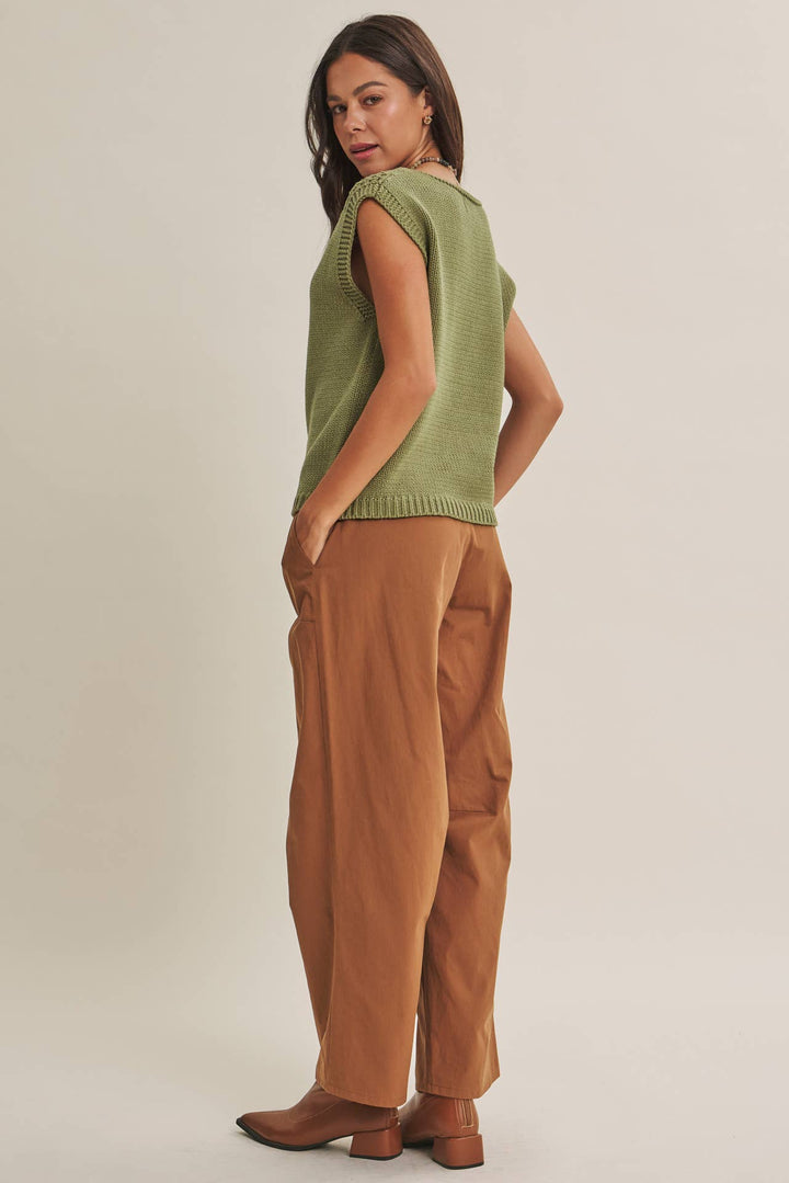 Weekend in Tuscany Open-Knit Sweater Top – 3 Colors