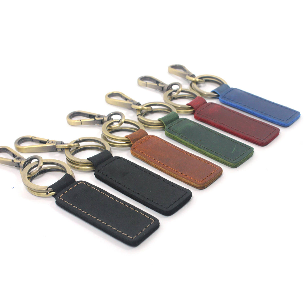 Stapleton, Nebraska Est 1912 - Genuine Leather Keychain - 7 colors!