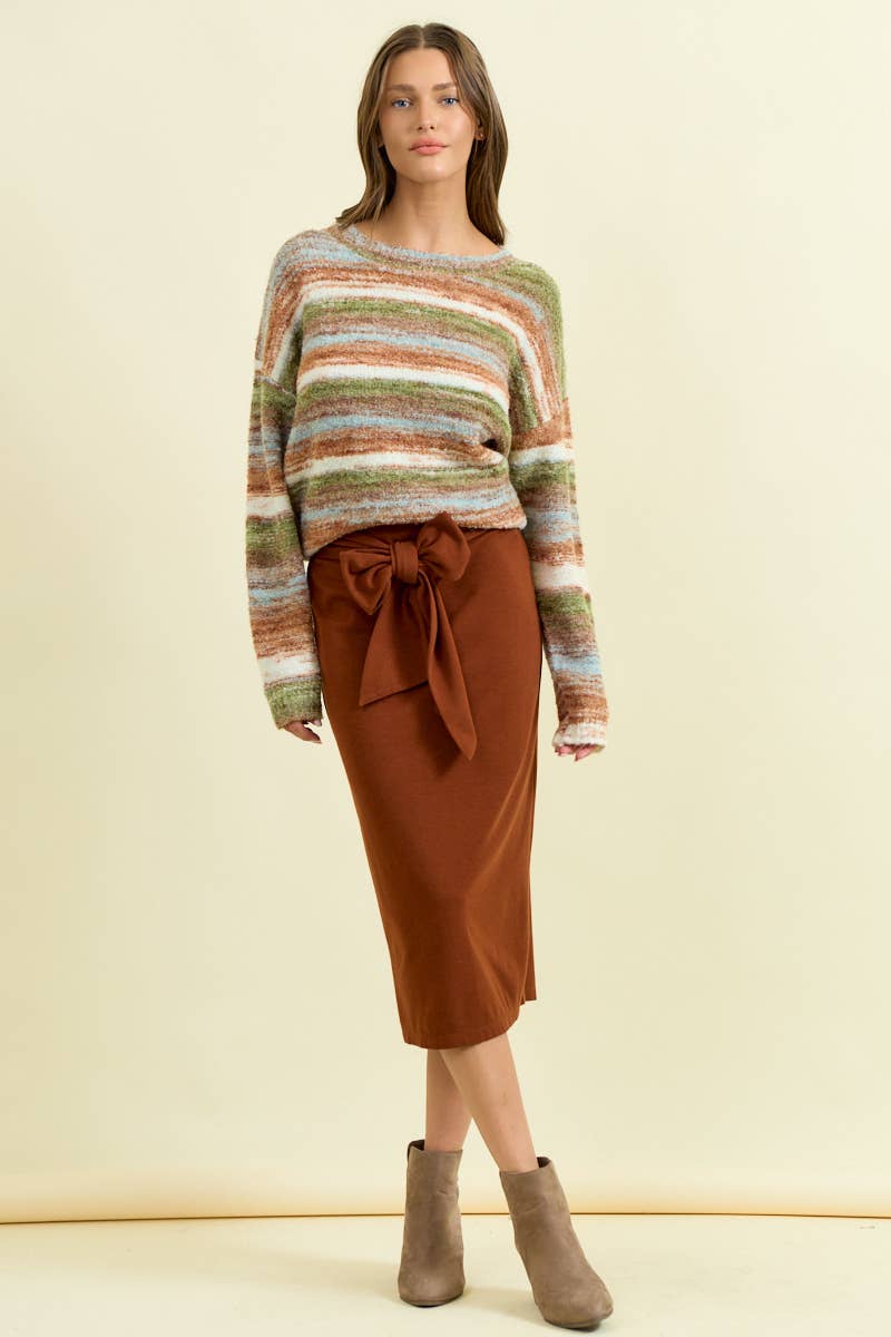 Color of the Season Striped Sweater