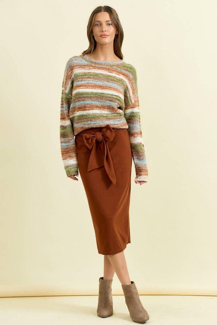 Color of the Season Striped Sweater