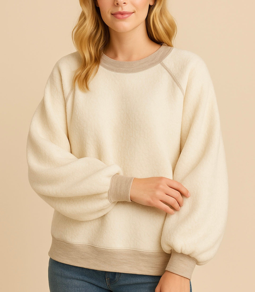Ivory Dream Cozy Pullover