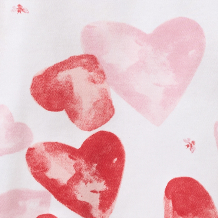 I Heart You Organic Cotton Two-Piece Pajamas